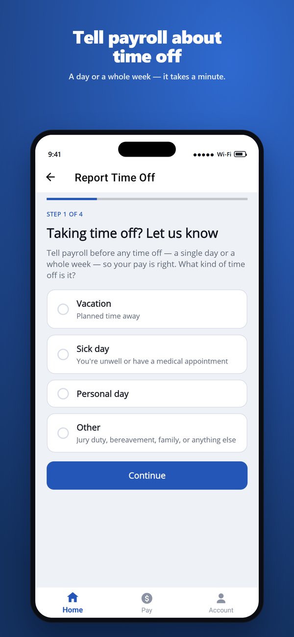 Reporting time off to payroll